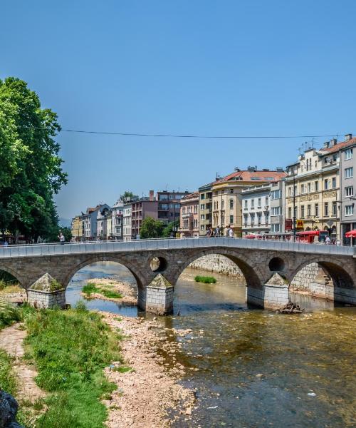 Una bonita panorámica de Sarajevo