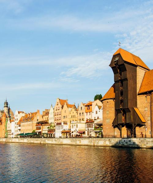 A beautiful view of Gdańsk – city popular among our users.