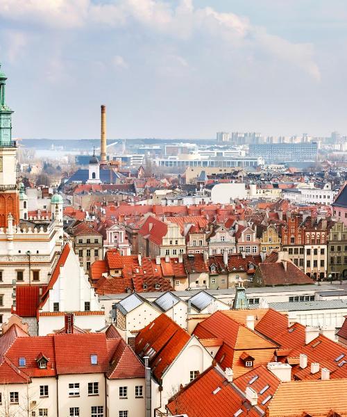 Krásný pohled na město Poznaň