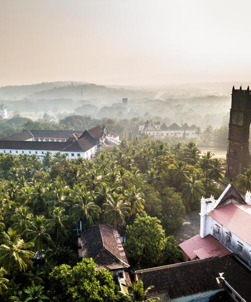 Una bonita panorámica de Goa Vieja