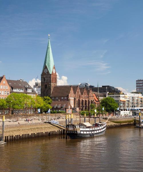 A beautiful view of Bremen serviced by Bremen Airport