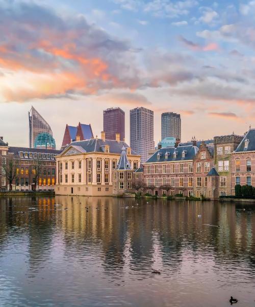 Ein schöner Blick auf Den Haag