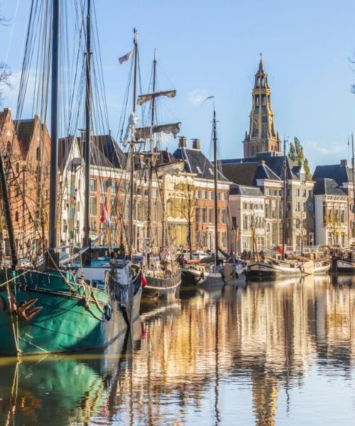 Ein schöner Blick auf Groningen