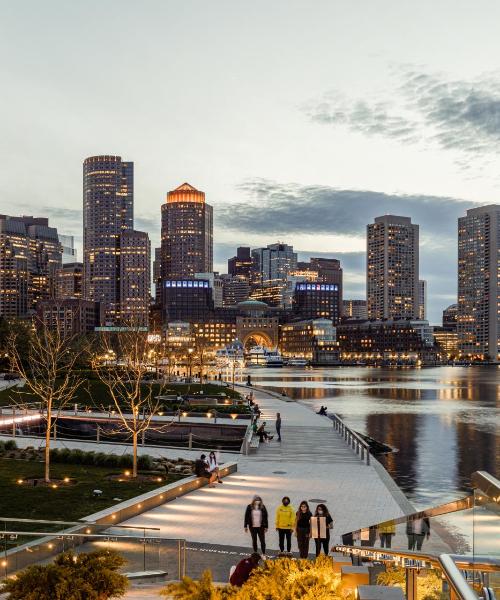 Una panoràmica bonica de Boston