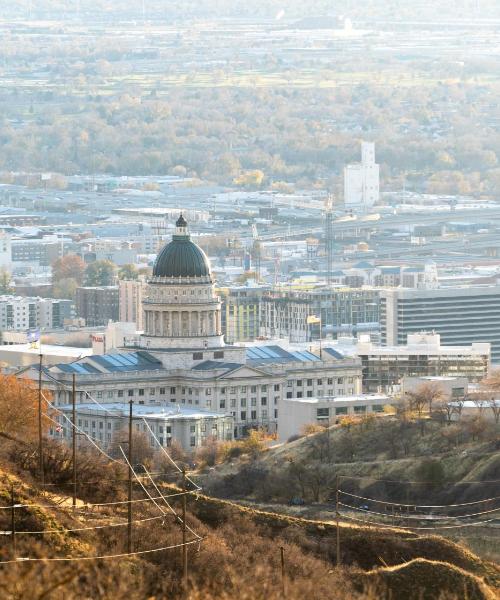 A beautiful view of Salt Lake City – a popular city among our users