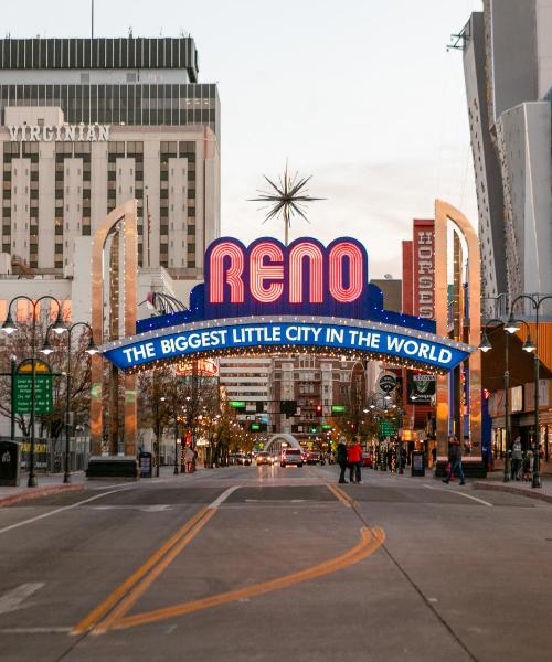 A beautiful view of Reno