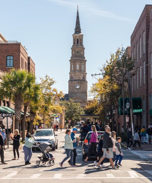 Una bellissima vista di Charleston