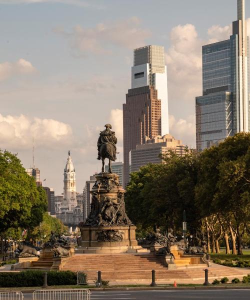 A beautiful view of Philadelphia – a popular city among our users