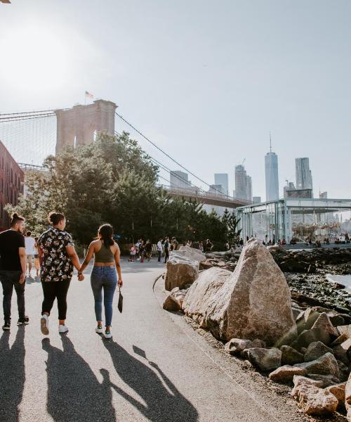 Brooklyn şehrinden güzel bir manzara