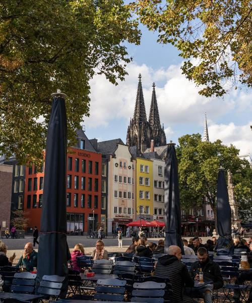 Ein schöner Blick auf Köln