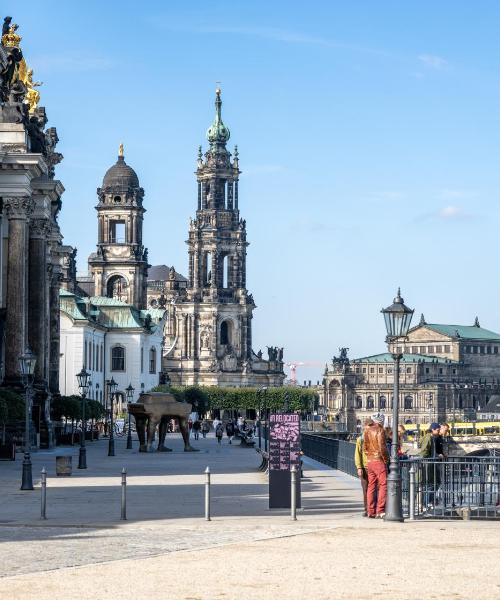 Ein schöner Blick auf Dresden