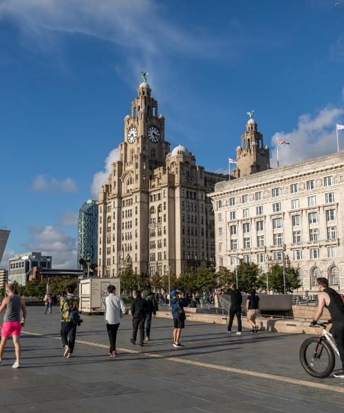 Una bonita panorámica de Liverpool