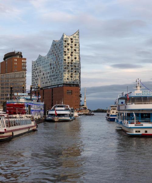 Ein schöner Blick auf Hamburg