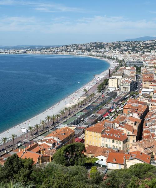 Una bonita panorámica de Niza