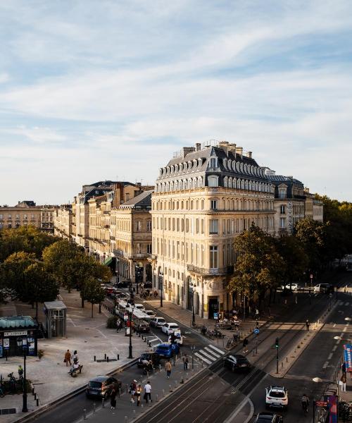 Ein schöner Blick auf Bordeaux