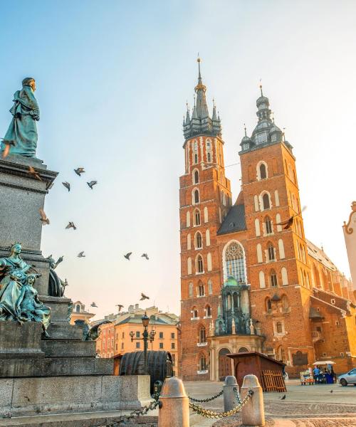 Una bonita panorámica de Cracovia