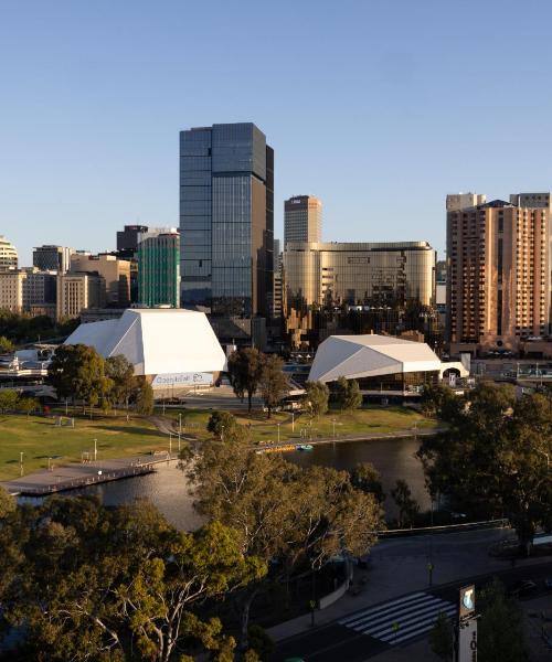 A beautiful view of Adelaide