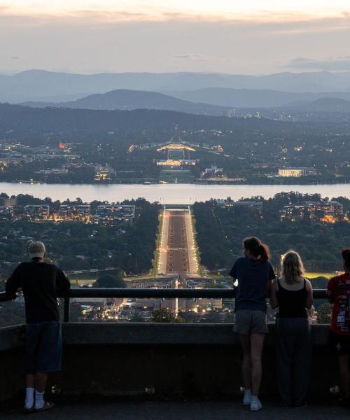 Ein schöner Blick auf Canberra