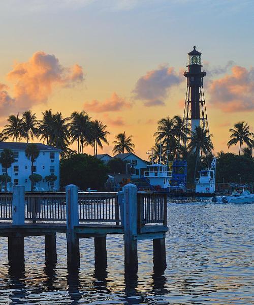 A beautiful view of Pompano Beach