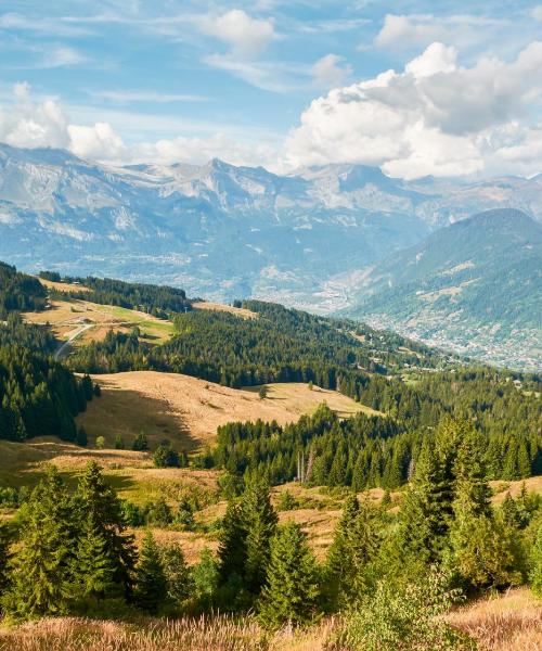 A beautiful view of Saint-Gervais-les-Bains – a popular city among our users