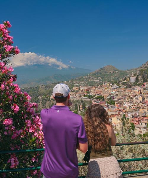 A beautiful view of Taormina
