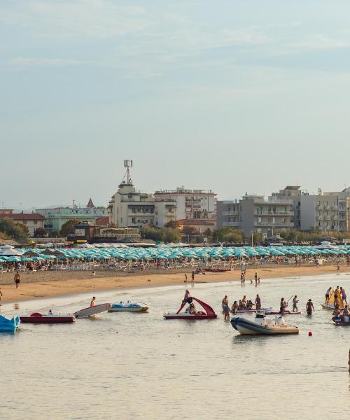 Krásný pohled na město Rimini