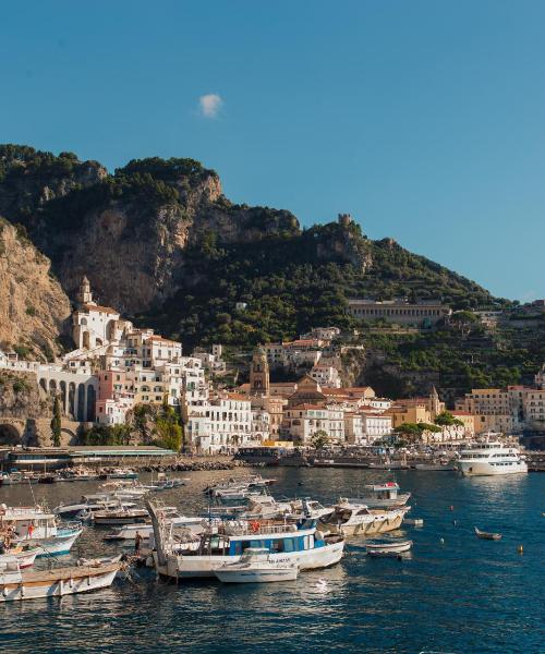 A beautiful view of Amalfi