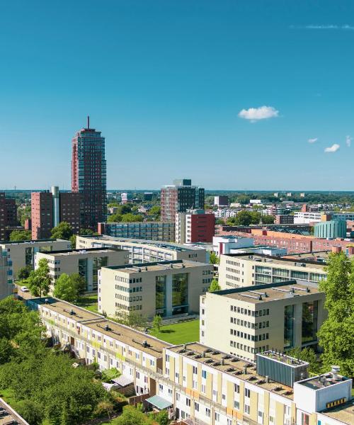 Krásný pohled na město Enschede