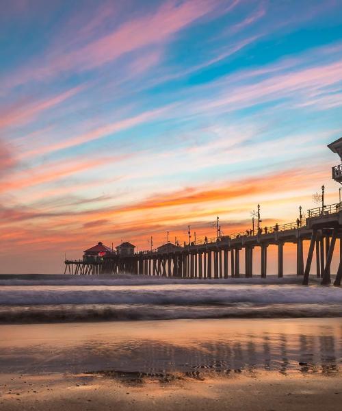 A beautiful view of Huntington Beach