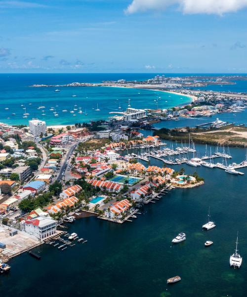 A beautiful view of Simpson Bay