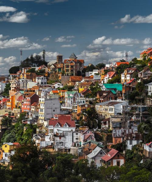 Een mooi uitzicht van Antananarivo