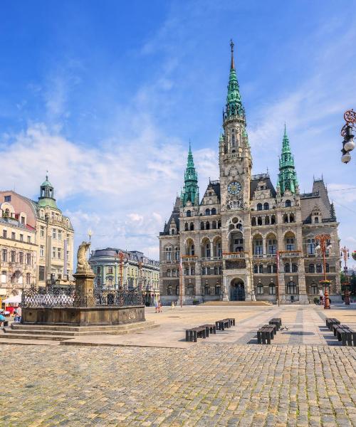 Una bellissima vista di Liberec