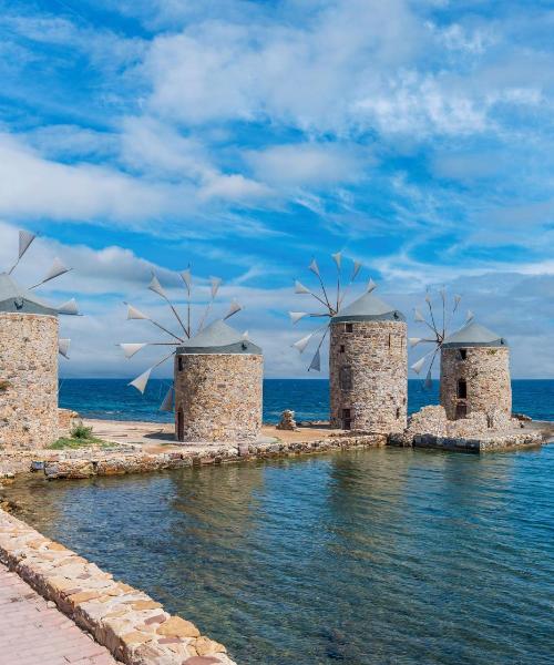 Ein schöner Blick auf Chios