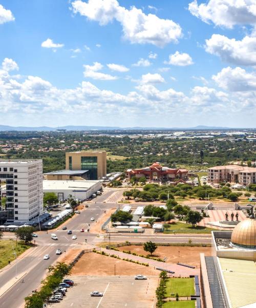 A beautiful view of Gaborone
