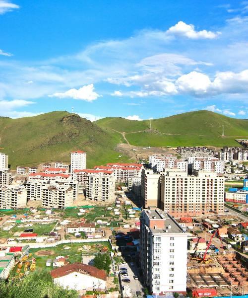 A beautiful view of Ulaanbaatar