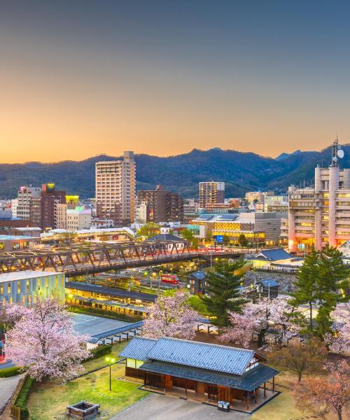 A beautiful view of Kofu
