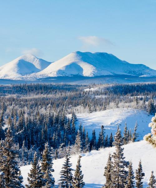 A beautiful view of Whitehorse