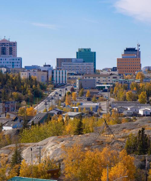 O imagine frumoasă din Yellowknife