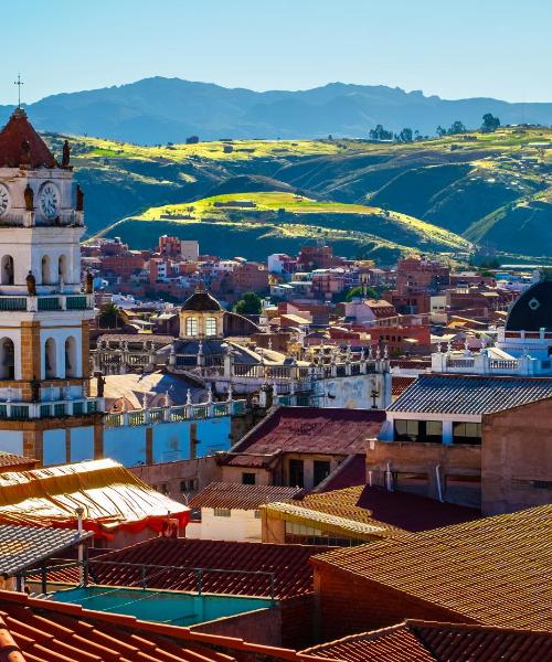 Una hermosa vista de Sucre
