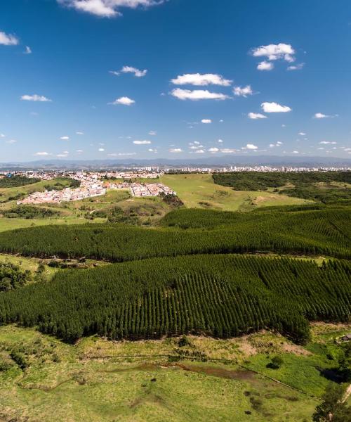 Uma bela vista de Araraquara