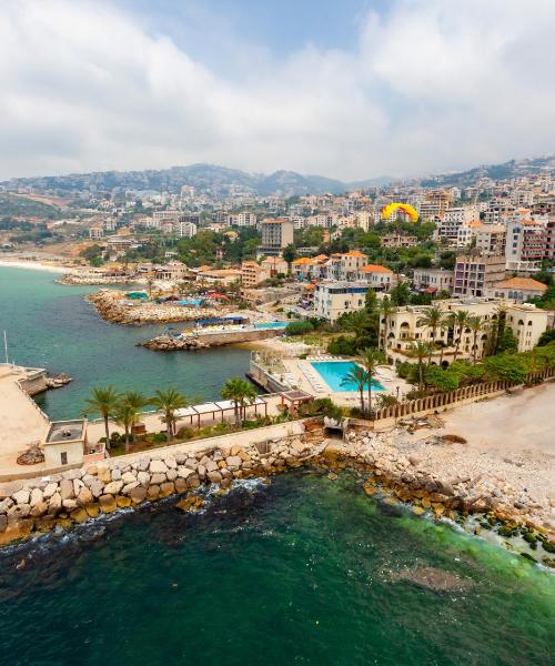 A beautiful view of Jounieh