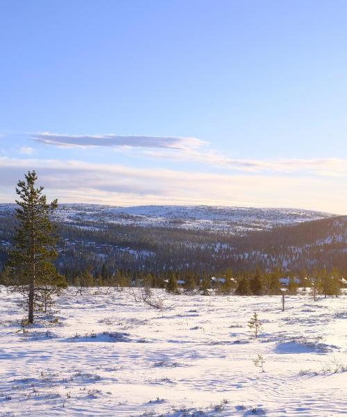 A beautiful view of Sälen – a popular city among our users