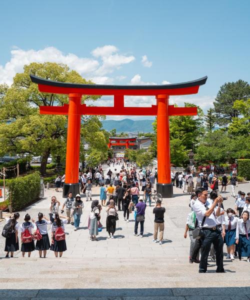 A beautiful view of Kyoto