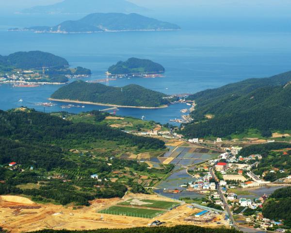 A beautiful view of Tongyeong