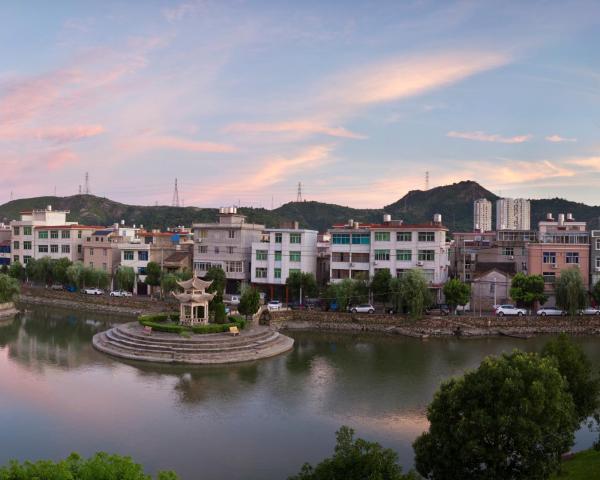 Kaunis näkymä kaupungista Wen chou