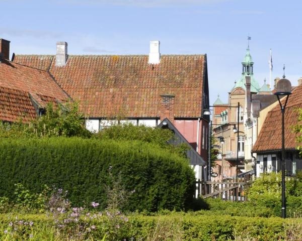 Ein schöner Blick auf Simrishamn