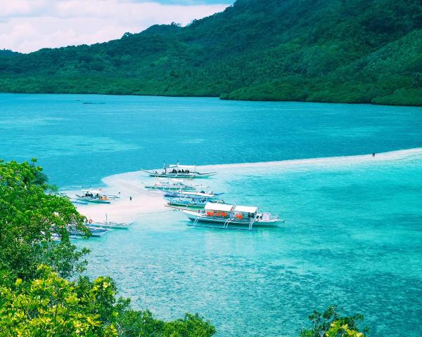 Uma bela vista de Apulit Island