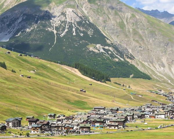 A beautiful view of Livigno.