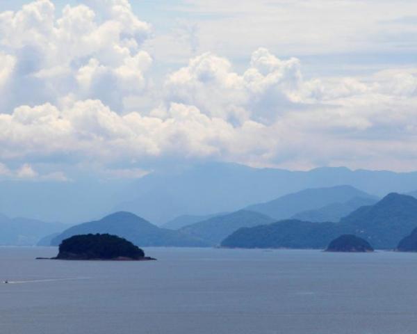 Een mooi uitzicht van Ubatuba