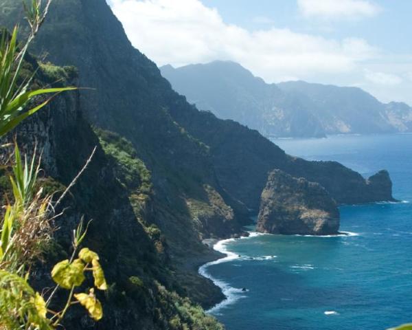 Uma bela vista de Porto da Cruz